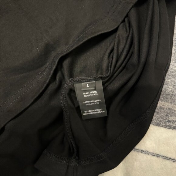 VETEMENTS Black Crystal Cut T Shirt Mens Size Large - Picture 4 of 5